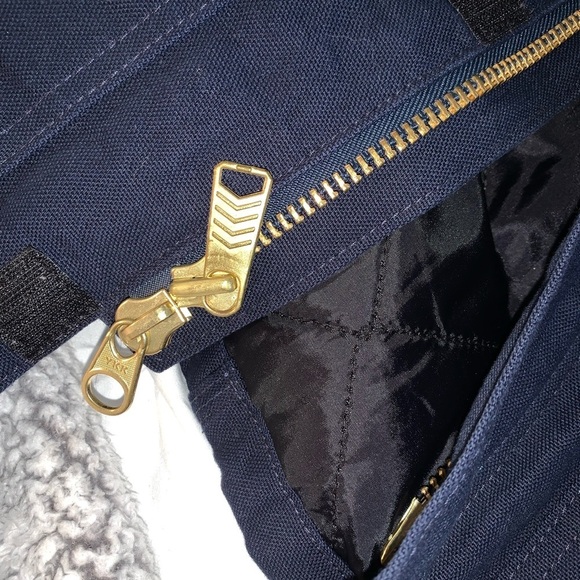 Carhartt work jacket navy blue with peace patch - Picture 12 of 15